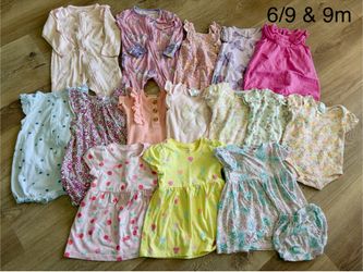 6/9 & 9m Baby Girl Clothing Lot