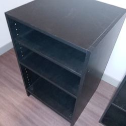 Black Shelf Unit 