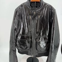 Tom Ford Leather Jacket Size 50