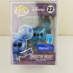 Sealed Funko Pop! Conductor Mickey Exclusive ART Series #22 Walmart Exclusive 
