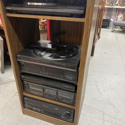 Vintage Technics Stereo System And Speakers 