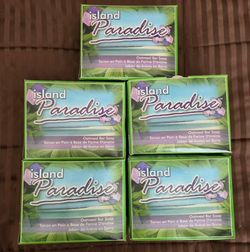 Island Paradise Oatmeal Bar Soap 5-Pack