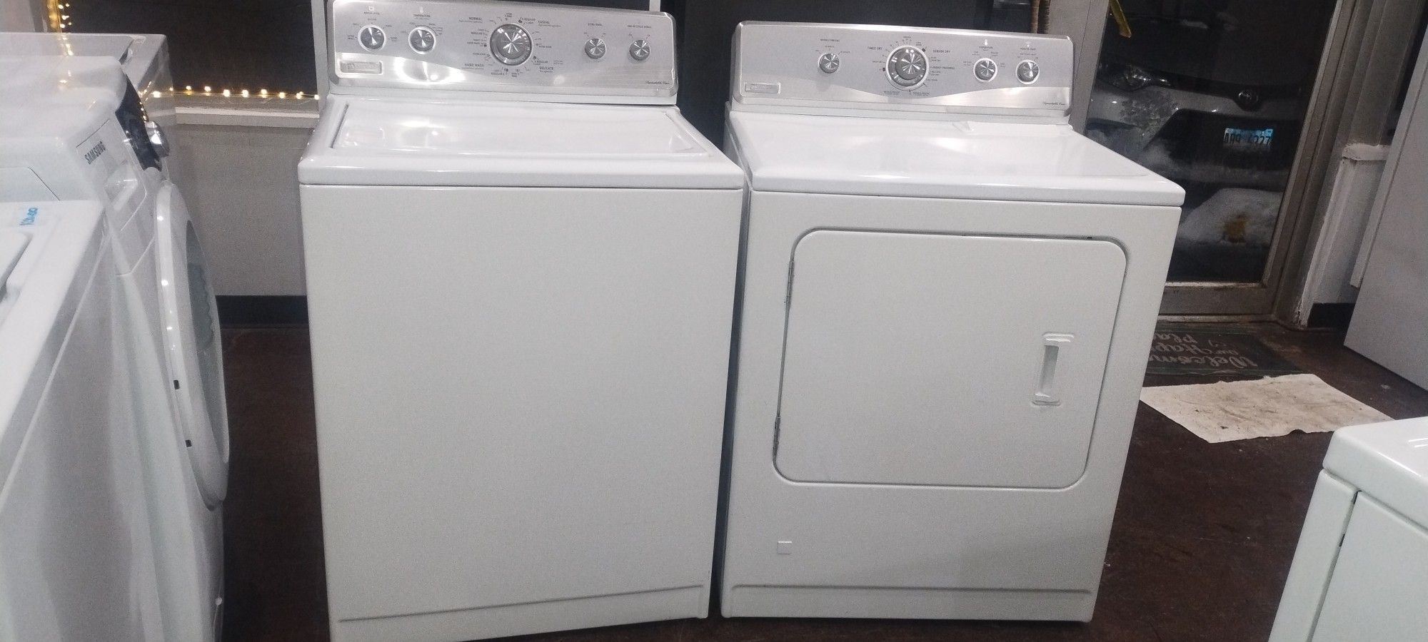 Maytag Centennial Washer And Gas Dryer Used In Good Condition $375 10 Mile Delivery Service Available Whit an(Additional Fees)