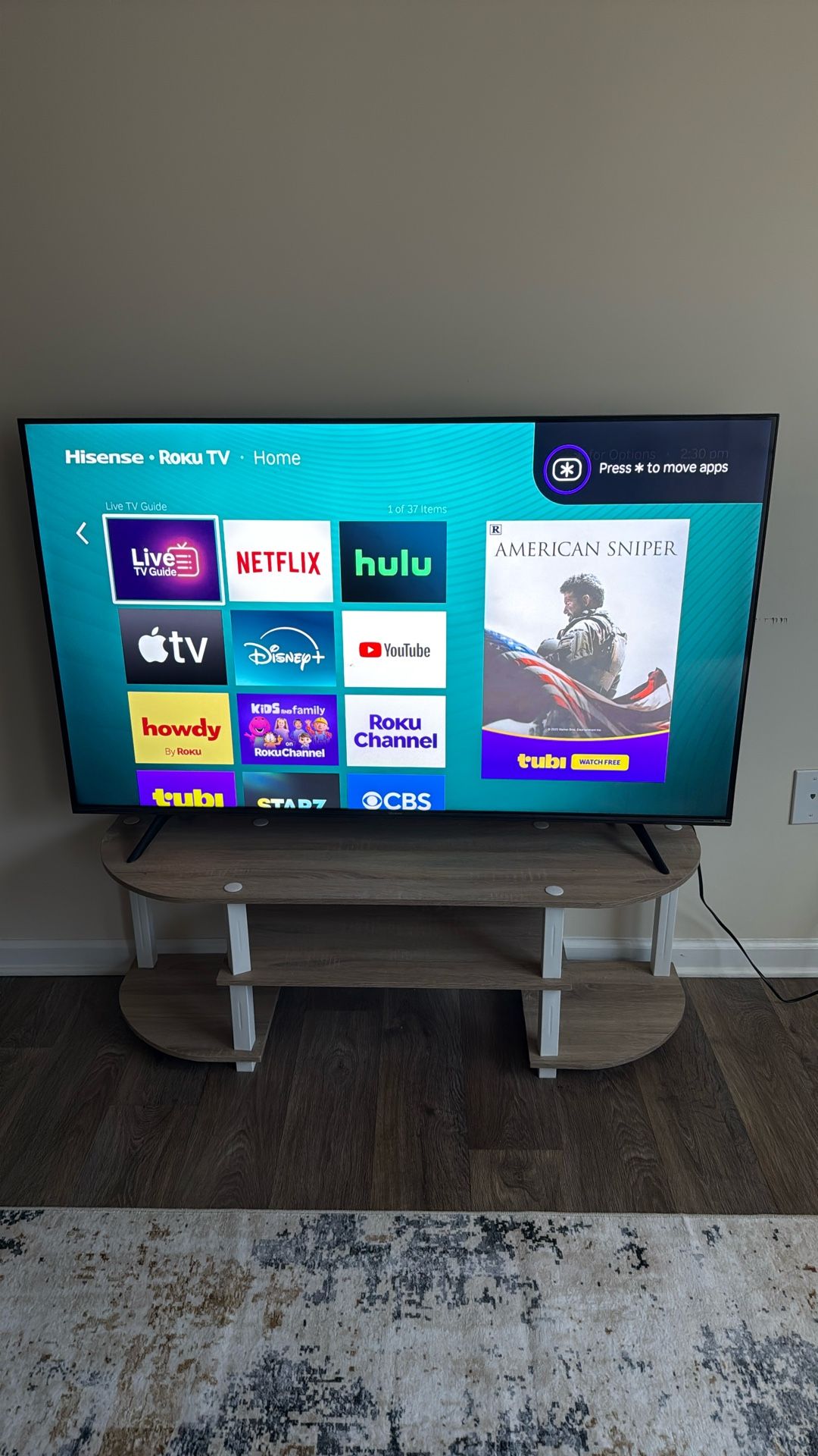 58” Roku Smart Tv