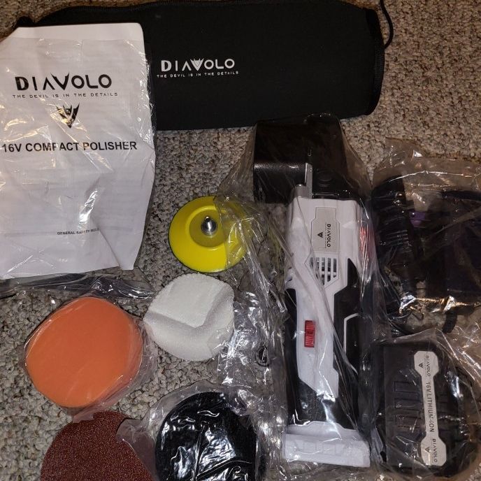Diavolo 16v Dual Action Cordless Polisher Buffer for Sale in Faribault MN OfferUp