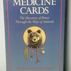 Medicine Cards Book & Cards Set by Jamie Sams David Carson 1988 Vintage COMPLETE