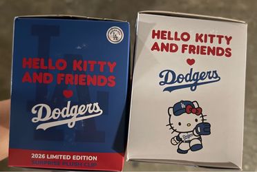 Dodgers Hello Kitty and Friends Blind Box Plush Keychains