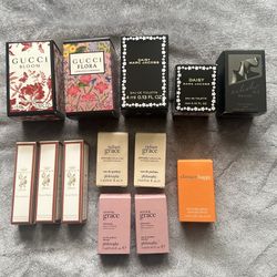 Gucci , Marc Jacobs, Billie Eilish, Philosophy Mini Perfumes Bundle Lot 