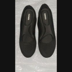 Sonoma Women's Knit Ballet Flats Black Size 6.5 
