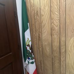 Large Mexican Flag on stick