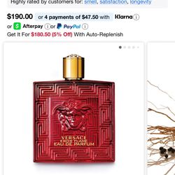 Versace Parfum Men’s