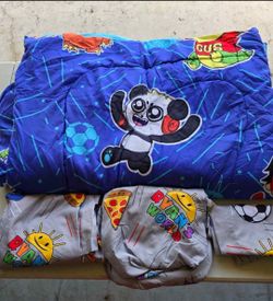 Ryan's World Twin Comforter and Sheet Set