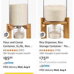 Kitchen/Pantry Glass Container