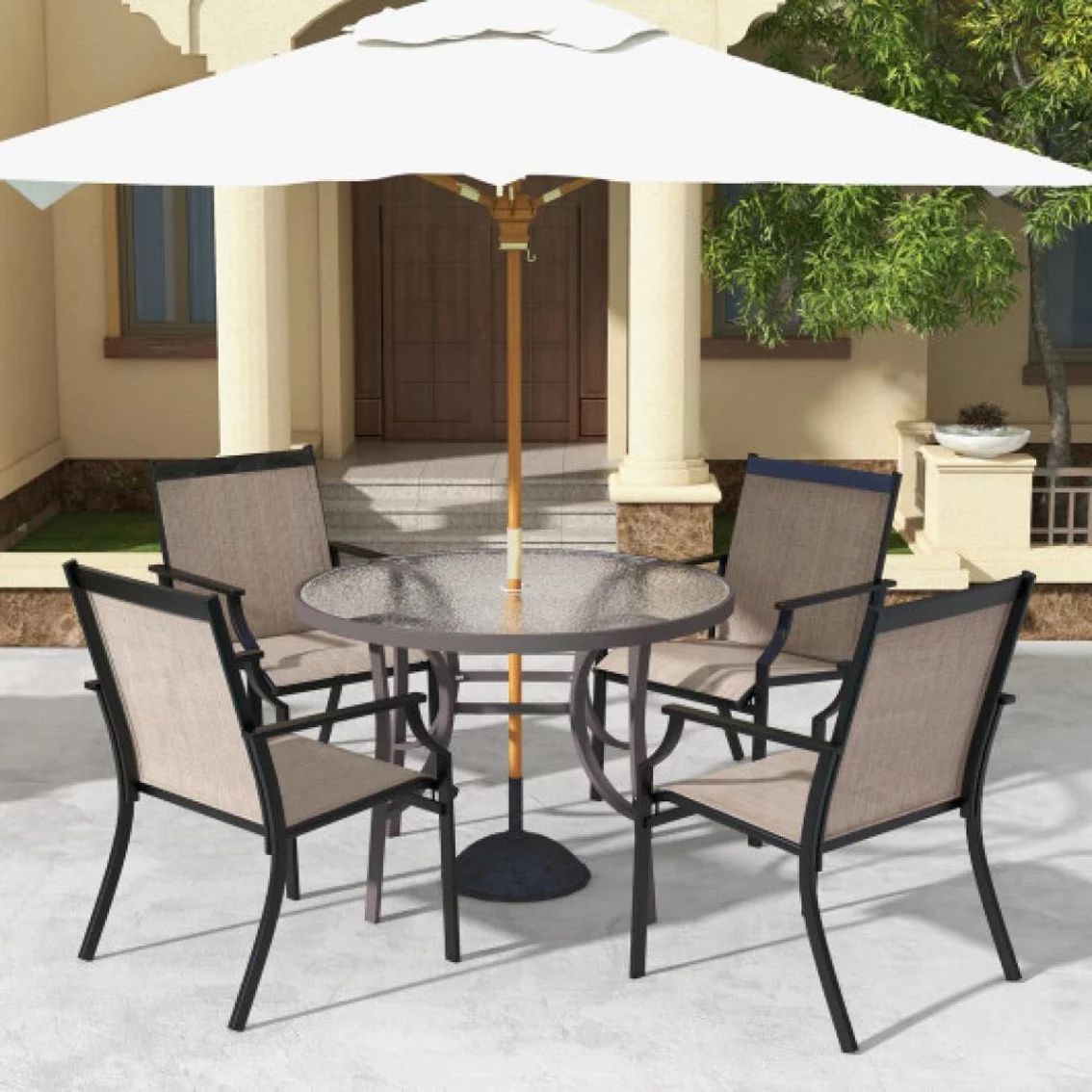 Four (4) New Patio Table Chairs