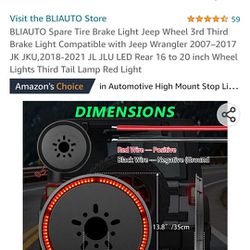 Tire Brake Light Jeeps 