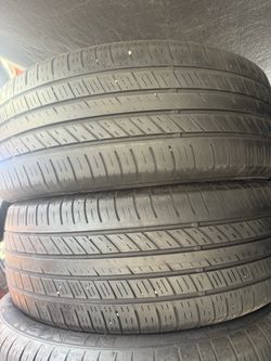 2 used tires 205/55r17  🤑free installation and balance ‼️👌