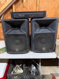 Crest Amp/Sx200 speakers