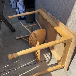 Dining table one chair