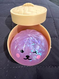 Mini glitter purple dumpling