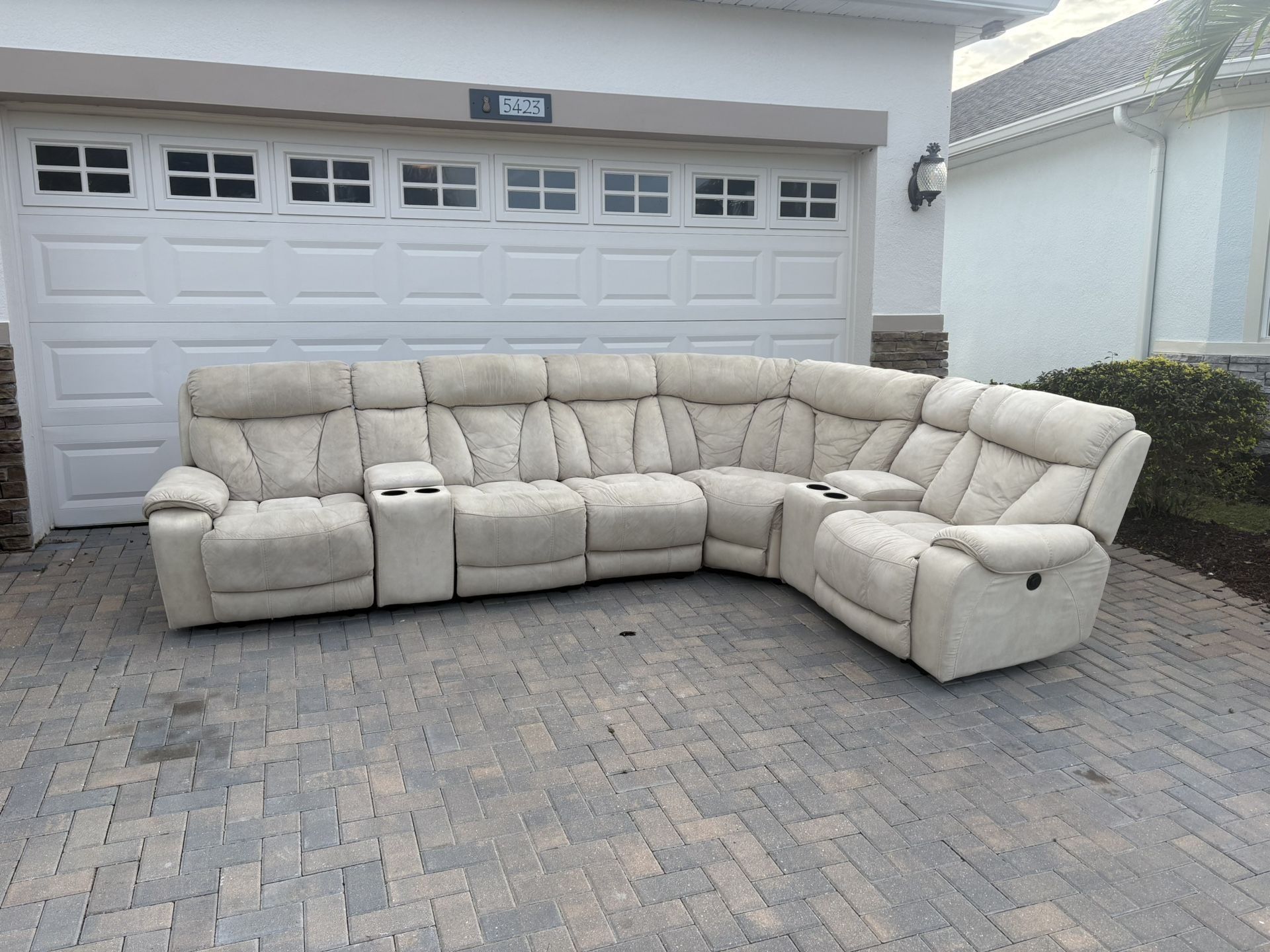 Electric Recliner Sectional Sofa