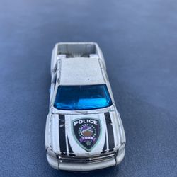 White Police Toy Truck