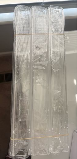 Clear acrylic nail polish wall rack (36 pieces)