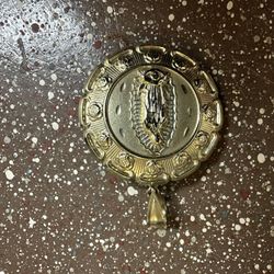 Solid Gold Double Sided Pendant 