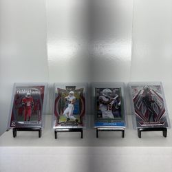 Lot of 4 Marvin Harrison Jr. Rookie Football Cards