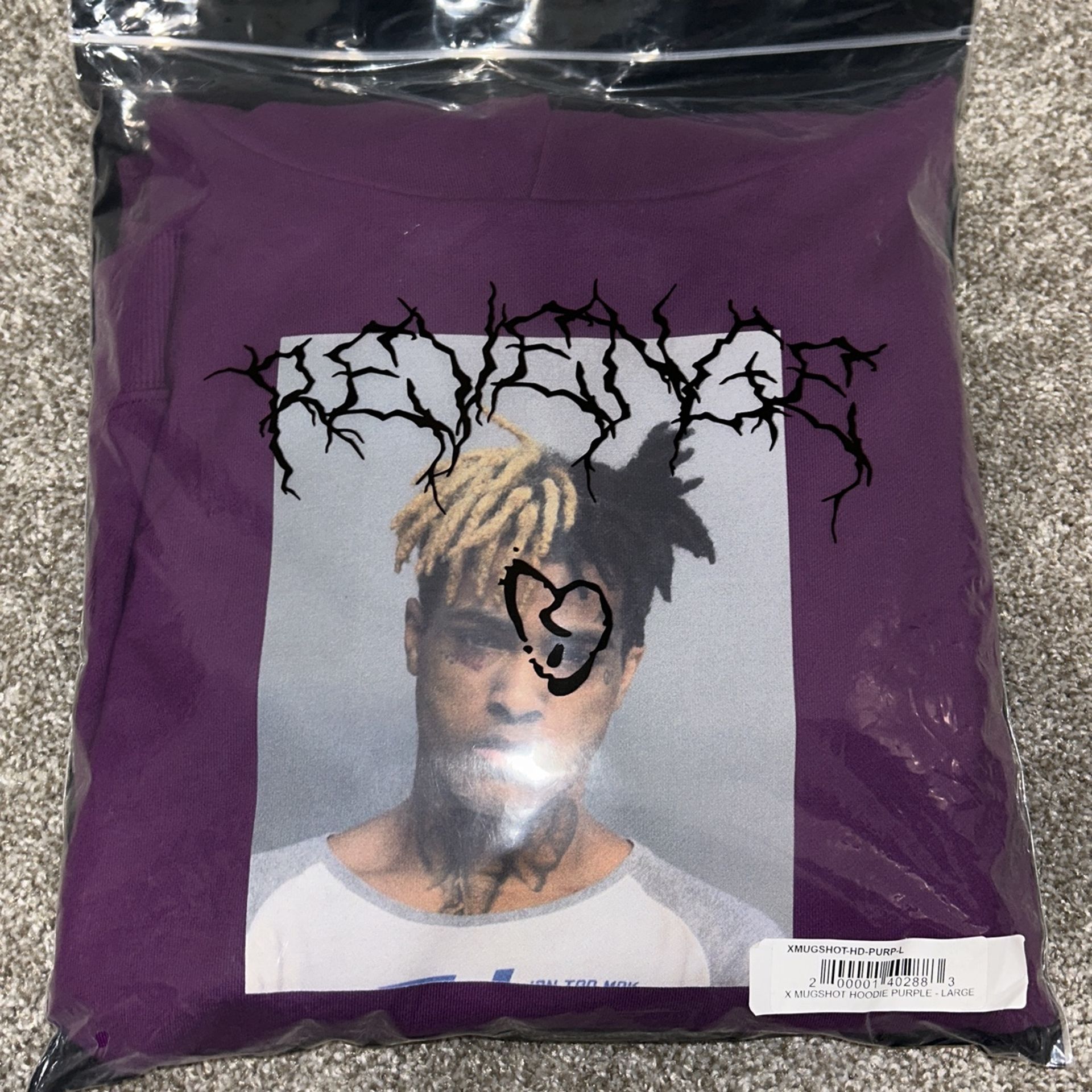 Revenge X Mugshot Purple Hoodie Large