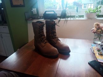Red Wing SZ 13D Logger boots safety toe  excellent