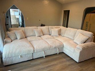 (Any Color) Brand New Pullout Sectional