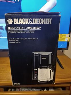 Black and Decker brew and go