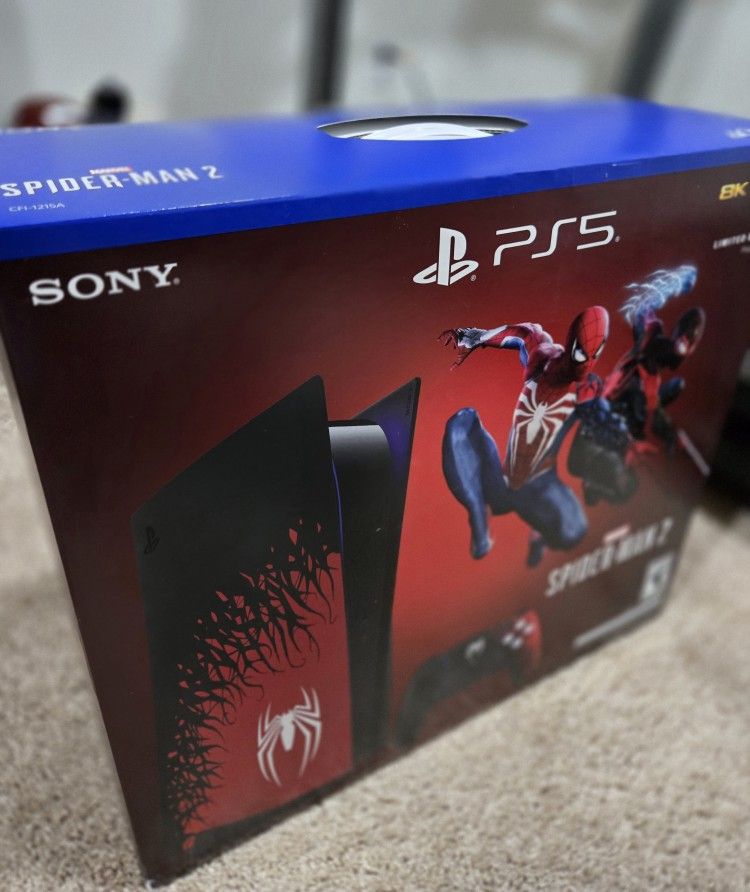 PS5 Spiderman Limited Edition Console
