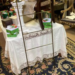 From TARGET  4. 1/2' Tall Blanket Rack Copper Tone