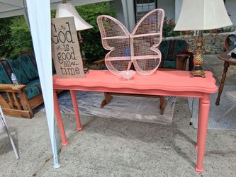 Peach table