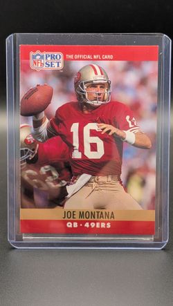 1990 Pro Set NFL Cards Joe Montana Jerry Rice 49ers
