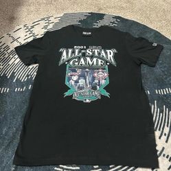 Vintage 2001 MLB All-Star Game Seattle black t-shirt with graphic