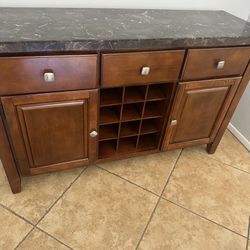 Nice Wine Table And Storage 