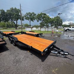 Top Hat 7 x 18 Car Hauler 7k Trailer