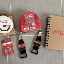 Coca cola coasters and swag