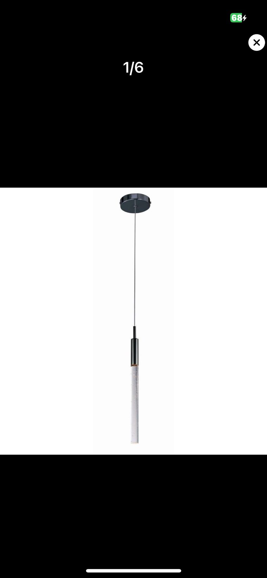 Bubble Glass Cylinder LED