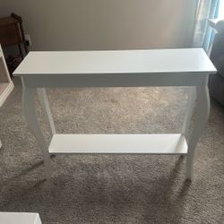 White Sofa Table