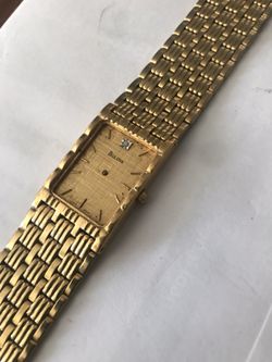 Bulova Mens gold tone T3 Swiss 