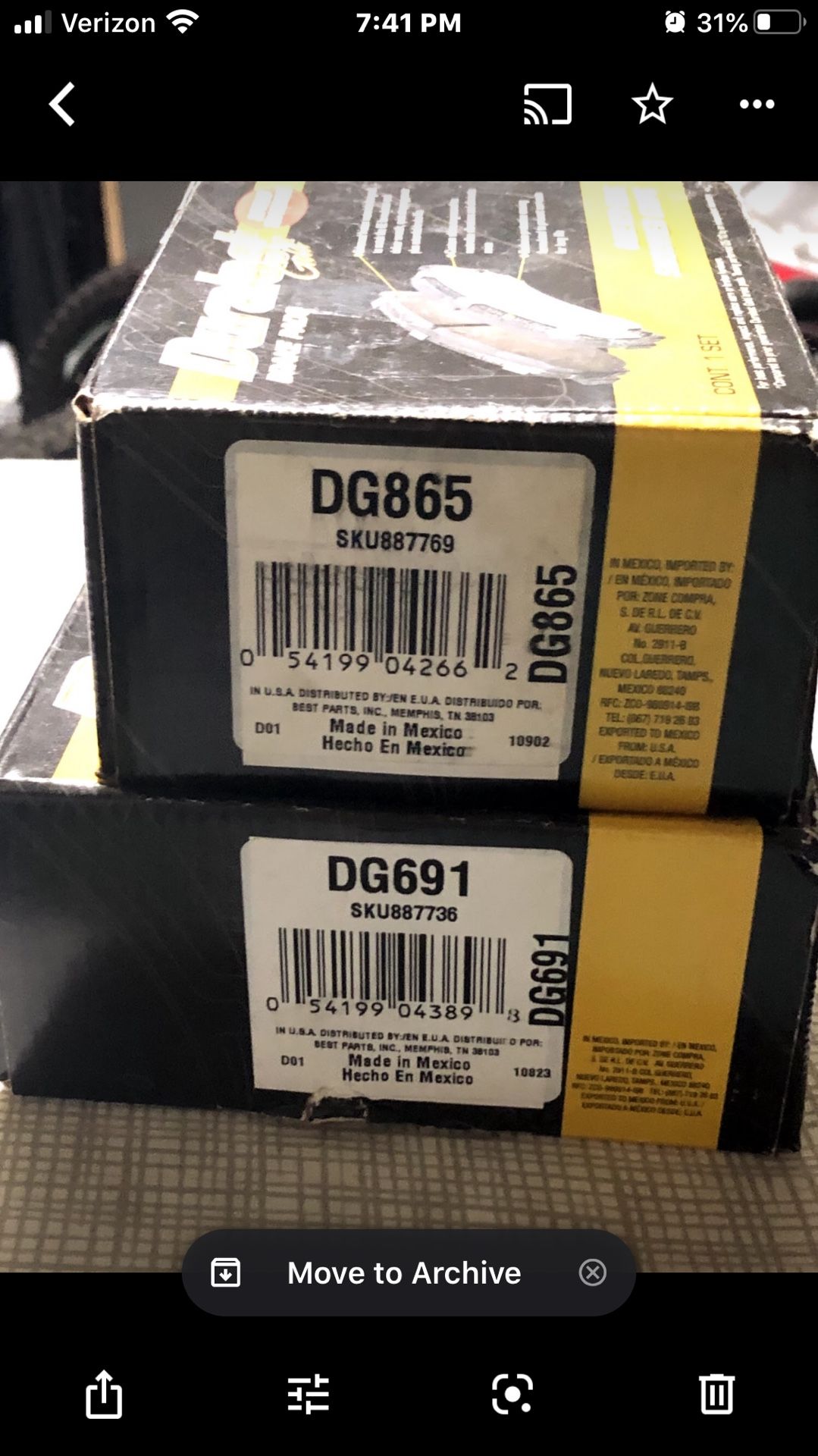 Duralast Break Pads