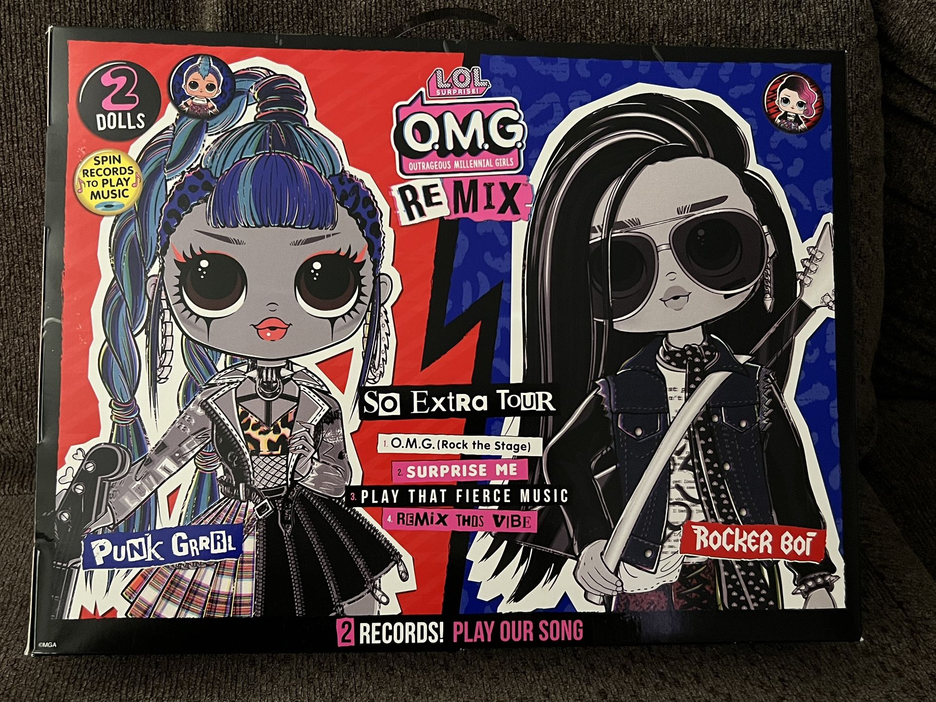 Lol Surprise Omg Remix Punk Grrrl and Rocker Boi Doll