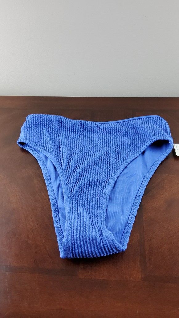 Aerie Lilac Crinkle Bikini Bottom Size XS