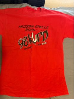 Arizona spells rock 98 KUPD T-shirt