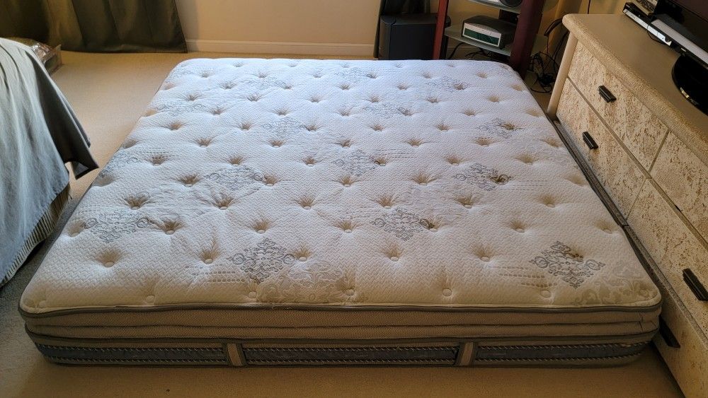 Mattress King Size Serta Perfect Sleeper Hampton Bay Super Pillowtop