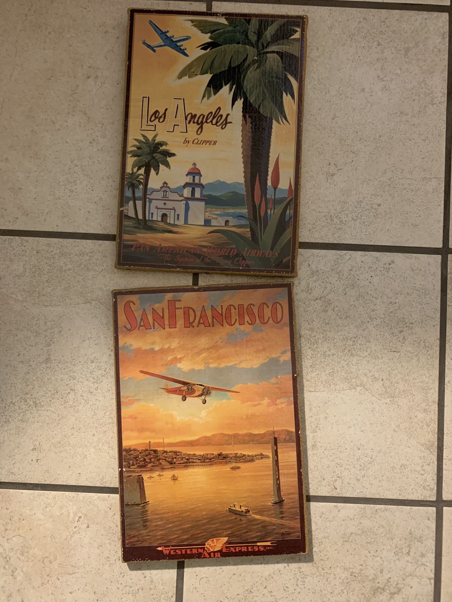 LA and SF old frames- small