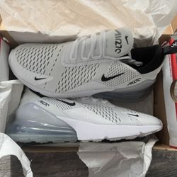 [NEW] Nike Air Max 270 Men's Running Shoes White/White/Black AH8050-100